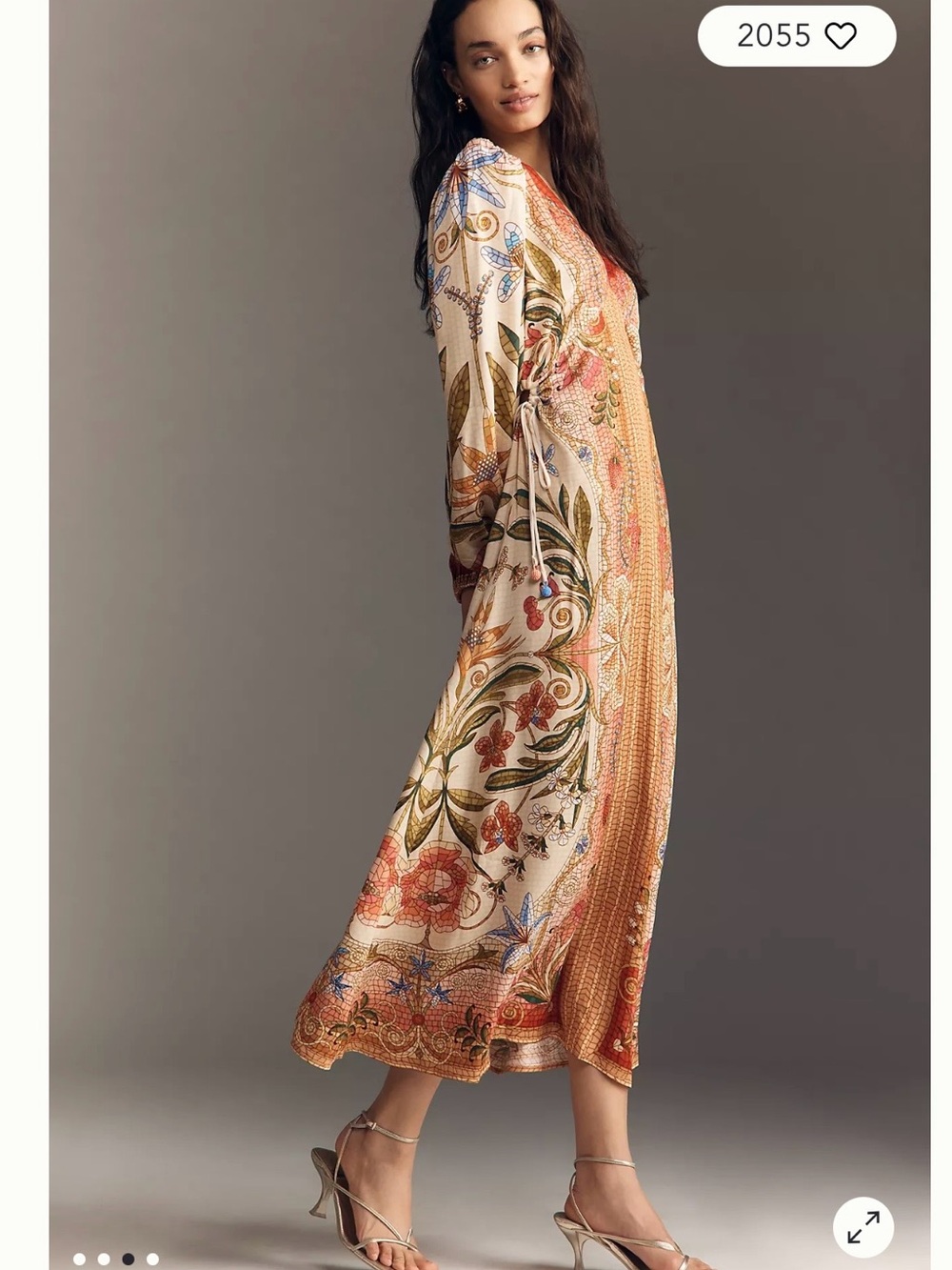 Farm Rio side ruched maxi dress - Picture 13 of 16